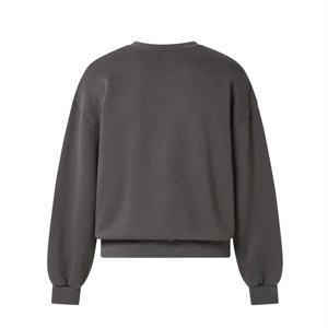 Mode surdimensionné sweat à col rond hommes basicscoton mélangé polaire luxe hiver goutte épaule pull à manches longues - Product Image 2