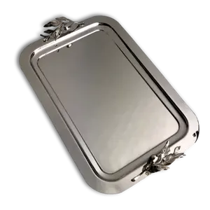 Plateau décoratif rustique en PP fait main, intérieurs élégants, écologique, style américain, fêtes de dîner festives, plaqué, sûr - Product Image 3