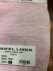 Tejido de lino Raifel Premium 58 para camisas de moda para hombres y mujeres | Exportación India - Product Image 3