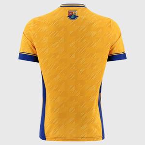 Camiseta de fútbol de poliéster 100% de alto rendimiento GAA, diseño sólido, ropa de manga corta para jugadores con logotipo frontal, servicio OEM disponible - Product Image 2