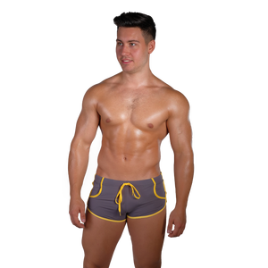 Shorts de sport pour hommes de style personnalisé, 70% polyester, 30% élasthanne, entraînement en plein air, alpinisme, séchage rapide, shorts de sport pour hommes - Product Image 6