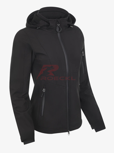 Veste d'équitation pour femmes OEM vente en gros nylon de compétition équestre à séchage rapide extensible imperméable respirant confort - Product Image 2