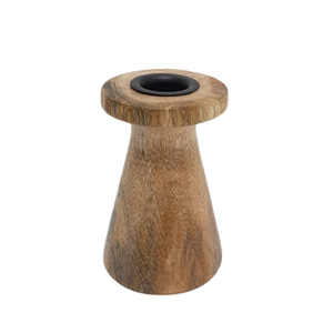 เชิงเทียนโลหะสำหรับตกแต่งโต๊ะทำด้วยมือสีดำสำหรับบ้านและคริสต์มาส - Product Image 4