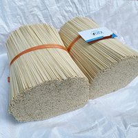 Bâtons de bambou naturels/blanchis ronds de haute qualité avec différentes tailles, y compris 8 '', 9'', 12 ",... Pour la fabrication de bâtonnets d'encens, un