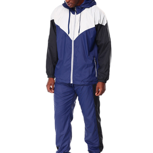 Ensemble de survêtement décontracté pour homme avec logo personnalisé, tendance, deux pièces, en polyester, coupe-vent pour l'hiver, à prix avantageux - Product Image 6