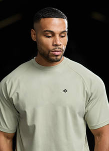 Fabricant en gros de t-shirts hip-hop pour hommes, coupe décontractée, manches raglan courtes, col rond, 100% coton, 200g, respirant - Product Image 3