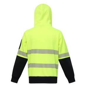 Hi Vis Sudadera de alta visibilidad Pull Over Hooded Fleece Workwear Hoodie para hombre - Product Image 2