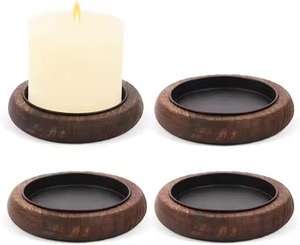 Velas novedosas de madera en forma de corazón para bodas, cumpleaños y decoraciones para eventos, para regalar - Product Image 1