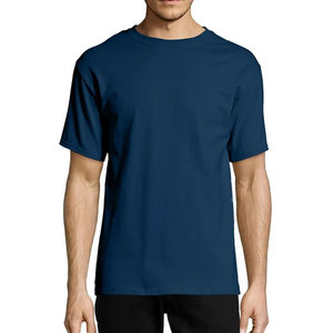 Camiseta de entrenamiento Premium para hombre, Camiseta ajustada de manga corta con cuello redondo, algodón suave y fibra de bambú, camisetas transpirables - Product Image 1