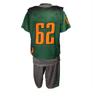 Uniformes de crosse à col en V de haute qualité pour adultes Design à demi-manche réversible imprimé Vente en ligne de qualité supérieure - Product Image 3