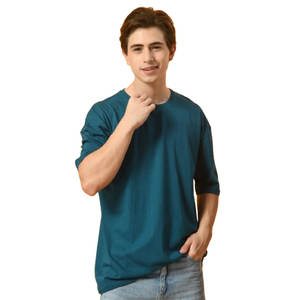 OEM de haute qualité T-shirt surdimensionné personnalisé pour hommes Col en O T-shirt vierge multicolore Créez votre propre design Idéal pour les looks décontractés - Product Image 1