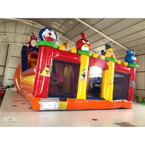 Castillo Inflable Comercial de Angry Birds, Gran Tamaño, para Exteriores, de PVC Resistente, con Tobogán - Product Image 2