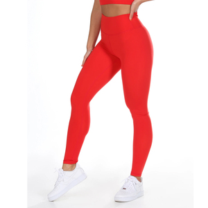 Pantalons de yoga compressifs pour femmes, taille haute, extensibles, pour l'entraînement, le fitness, la gym, vêtements de sport, fabrication OEM, vêtements de sport personnalisés - Product Image 6