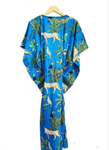 Ropa de playa para mujer, bata de caftán de algodón, bata de playa, bata de dama de honor - Product Image 2