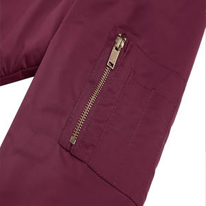 แจ็กเก็ตบอมเบอร์สำหรับทั้งชายและหญิงเสื้อแจ็คเก็ตบอมเบอร์บุนวมสีพรีเมี่ยมสำหรับฤดูหนาวปกตั้งสไตล์สตรีทสูง - Product Image 4