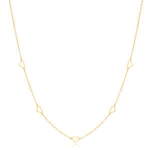 จี้รูปหัวใจเล็กๆแบบกลวงทำด้วยมือเสน่ห์เครื่องประดับเงินสเตอร์ลิง925เรียบขายส่ง - Product Image 1