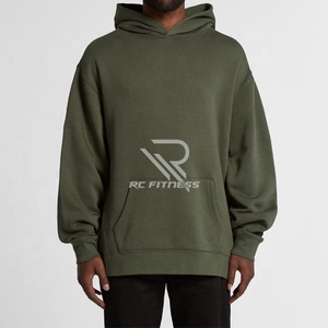 Sudadera con Capucha Premium de 350GSM, Personalizada, de Gran Peso, para Hombre, Estilo Hip Hop, Holgada, con Diseño Liso y Grueso - Product Image 4