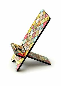 Support de téléphone en bois personnalisé de style antique, fabriqué à la main avec une finition peinte pour la décoration de la maison/du bureau, disponible en gros - Product Image 3