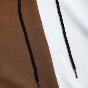 Sweats à capuche et sweat-shirts à capuche pour hommes de grande taille, couleur unie, logo personnalisé, marque privée brodée OEM, ensemble unisexe - Product Image 3