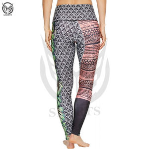 Mallas de Yoga para gimnasio de cintura alta Súper suaves y ligeras para mujer, mallas elásticas personalizadas, informales para mujer y Niña - Product Image 3