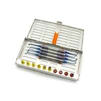 Kit de chirurgie implantaire dentaire Fida International en acier inoxydable manuel, réutilisable, certifié ISO, avec embouts, forets, élévateur de sinus