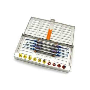 Kit de Cirugía Dental de Implantes de Acero Inoxidable Reutilizable con Certificación ISO de Fida International, Incluye Topes, Brocas y Elevador de Seno Maxilar - Product Image 6