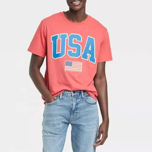 เสื้อยืดแขนสั้นผ้าคอตตอนสำหรับกิจกรรมกลางแจ้งเสื้อยืดแฟชั่นล่าสุดลำลองสำหรับ2024 - Product Image 1