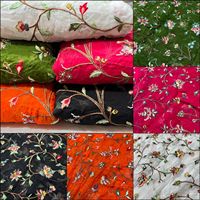Tissus pour costumes en polyester HDPE laminé, imprimés numériquement, écologiques, de poids moyen, couleur personnalisée, style Dobby indien et pakistanais