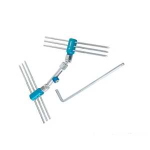 Fixateur externe de Colles pour chirurgie orthopédique des fractures, ensemble de 145 mm avec clé Allen, kit d'instruments chirurgicaux manuels en acier inoxydable - Product Image 1