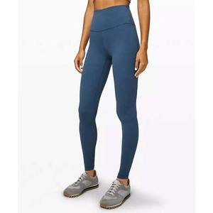 Nouveau style 2025 – Leggings de yoga pour femme de haute qualité en Spandex et Polyester, taille mi-haute, couleur unie, avec logo personnalisé, pour le sport et les loisirs - Product Image 1