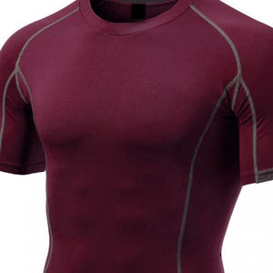 Personnalisez votre propre logo, rashguard respirant à manches courtes sublimé, MMA & BJJ, séchage rapide, unisexe, 100% polyester, prix bas - Product Image 4