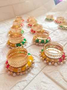 Diya Handcrafted Multi Color Holders Perfect Diwali Return Gifts Tea Light Decoraciones y Unique Indian Housewarming/Event Decor - Product Image 4