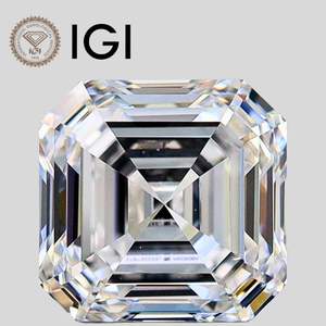 Diamante Suelto Asscher de 3 Quilates, Corte Asscher, Claridad VVS1, Color F, Certificado IGI - Product Image 1