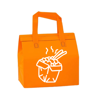 Bolsa de mano no tejida con aislamiento reutilizable con logotipo personalizado, enfriador ecológico para almacenamiento de leche, pasteles y alimentos - Product Image 5
