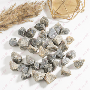 Piedras de Labradorita Natural de Alta Calidad, Imitación Antigua Tallada, Cristal en Bruto, Decoración Artística Patriótica, Ecológica - Product Image 4