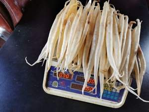 Gran oferta de Fauces de pescado secas para cocinar sopa china, forma de tubo, fauces de pescado de Anguila ricas en proteínas y colágeno - Product Image 2