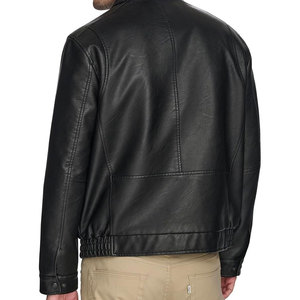 <b>Men's</b> Stylish Vintage High Quality Genuine Leather <b>Jacket</b> Best Popular Winter Design with <b>Long</b> Sleeves OEM Service - Product Image 4
