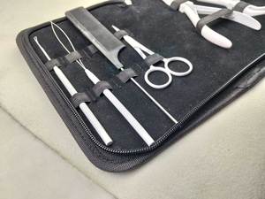 Gran Oferta: Kit de 6 Herramientas para Extensiones de Cabello y Abalorios, Juego de Alicates para Cuentas, Gancho para Micro Anillos I-Link, Enhebrador - Product Image 2