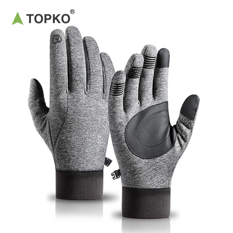 Дышащие Мотоциклетные Перчатки TOPKO с закрытыми пальцами для езды на велосипеде, спортивные перчатки для спорта на открытом воздухе, зимние теплые перчатки