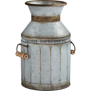 Standard Indoor <b>Planter</b> Flower Decoration Home And Garden High Quality Handmade Galvanized Garden Flower <b>Planter</b> With Handles - Product Image 3