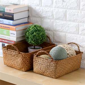 Eco-friendly Seagrass Storage <b>Basket</b> Wholesaler Cheap Price Woven Seaagrass <b>Basket</b> Made in Vietnam by KingCraftViet - Product Image 3