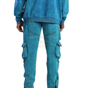 Dernière conception Survêtements délavés à l'acide fabriqués au Pakistan Service OEM Vente en gros Survêtements délavés à l'acide pour hommes - Product Image 3