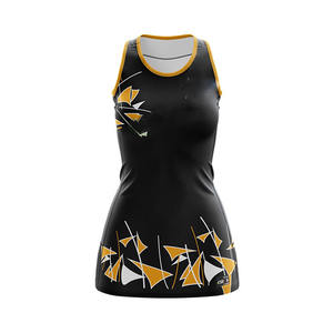 Nouveau design Jupes de netball respirantes pour femmes Robe de badminton netball personnalisée par sublimation uniforme - Product Image 2