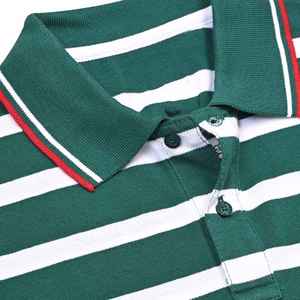 Polo de haute qualité pour hommes à manches courtes en coton doux piqué uniforme d'affaires confortable et élégant et haut décontracté - Product Image 3