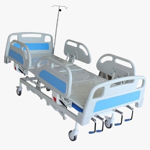 เตียงในโรงพยาบาล ICU สแตนเลสใช้งานได้ห้าฟังก์ชันเตียงทางการแพทย์วัสดุอลูมิเนียม - Product Image 1