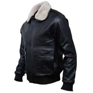 OEM Windproof Casual Men's Hooded <b>Fleece</b> Puffer Varsity <b>Jacket</b> Winter Warm <b>Thick</b> Solid Color Front Fur Custom Colors Sizes - Product Image 1