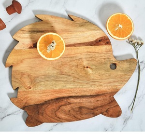 Tabla de cortar de cocina de Acacia para bloque de carnicero, queso y verduras, ensalada de frutas, regalo de Halloween, tabla de puercoespín - Product Image 4