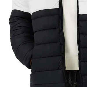 Veste matelassée d'extérieur pour homme, style streetwear personnalisé, chaude, imperméable, design matelassé, col montant, bleu, streetwear d'hiver, vente en gros - Product Image 3