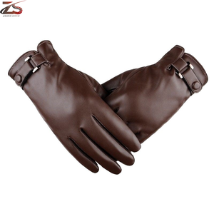 ถุงมือหนังจอสัมผัสสำหรับขับขี่รถจักรยานยนต์ในฤดูหนาวอันอบอุ่นกันน้ำได้ - Product Image 1