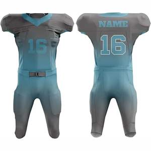 Maillot de football américain grande taille respirant, séchage rapide, protection UV, haute qualité, motif drapeau 3D personnalisé, style haut de gamme - Product Image 4